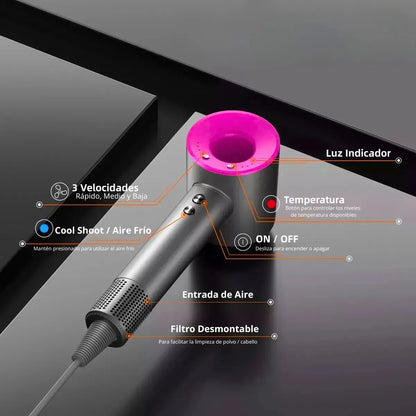 Secador de pelo Sónico con Estuche